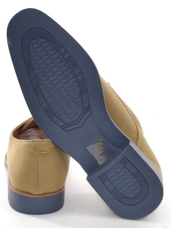 Men J.D. Fisk Vincent Safari Canvas Oxfords 13 D New